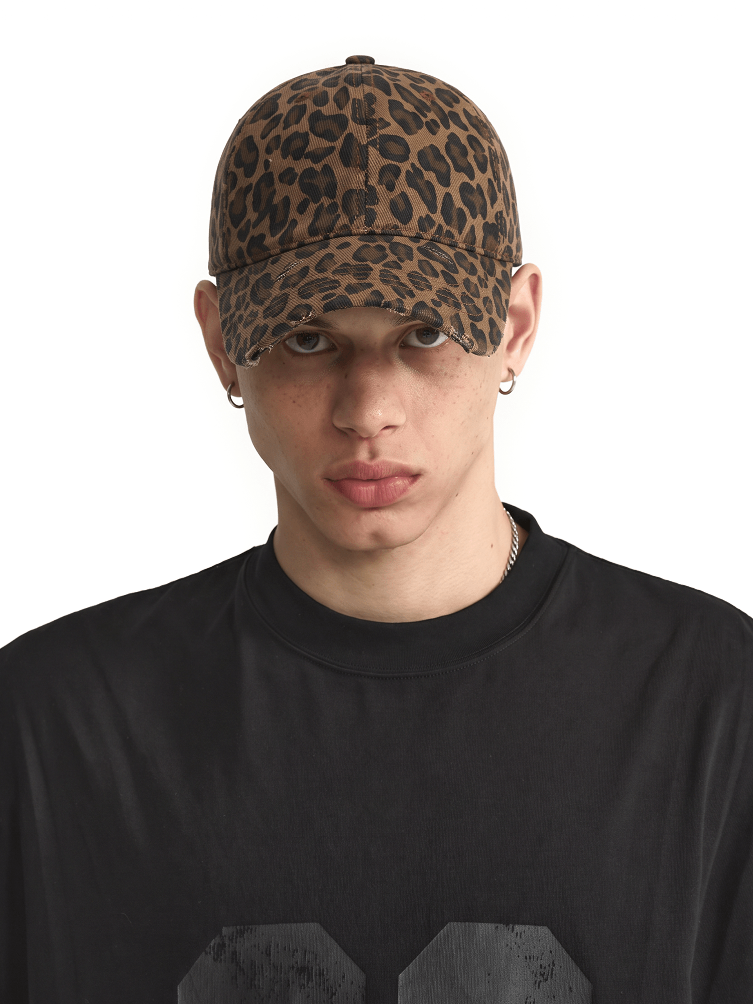 WildVibe Washed Leopard Baseball Cap