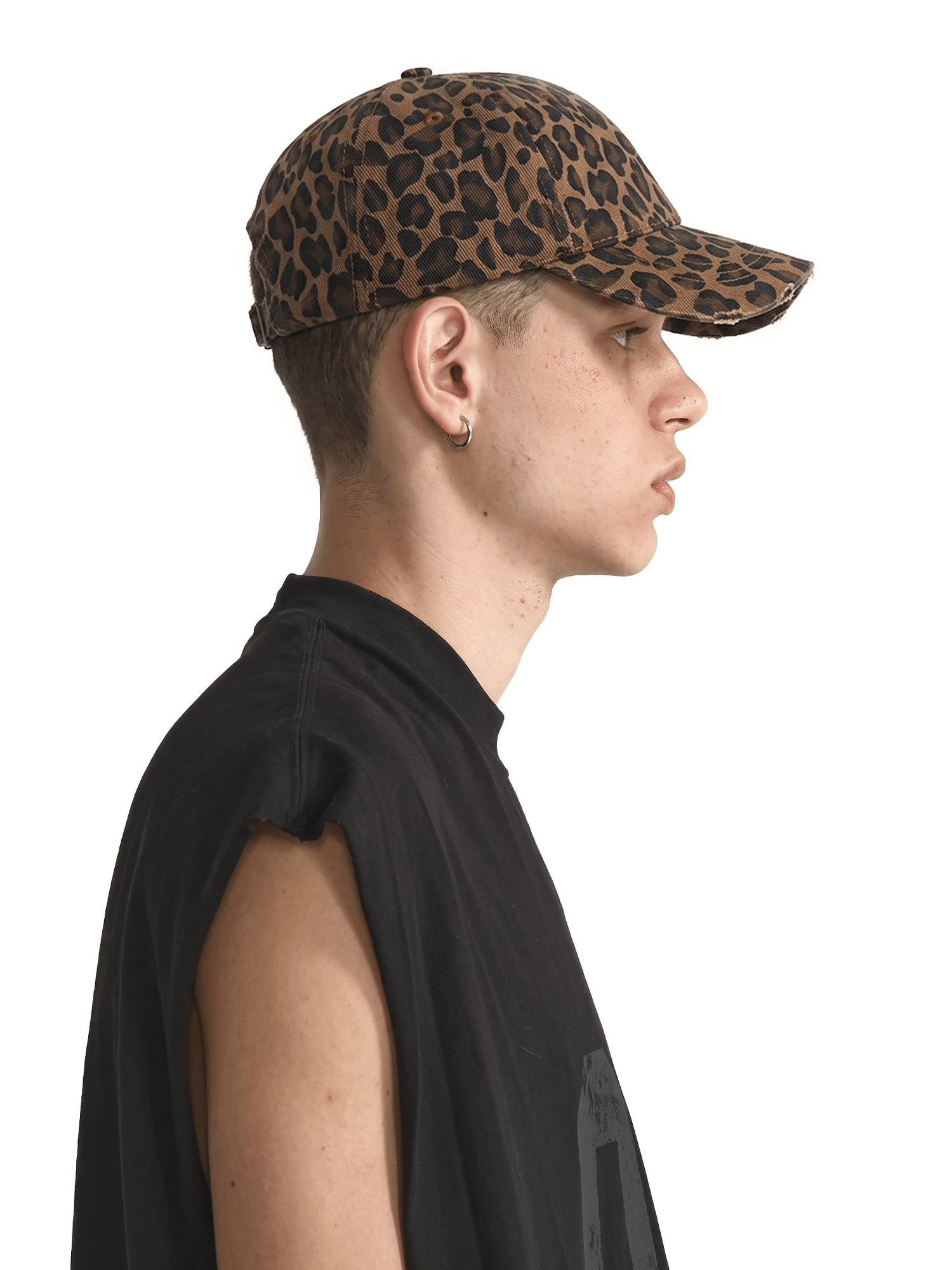 WildVibe Washed Leopard Baseball Cap