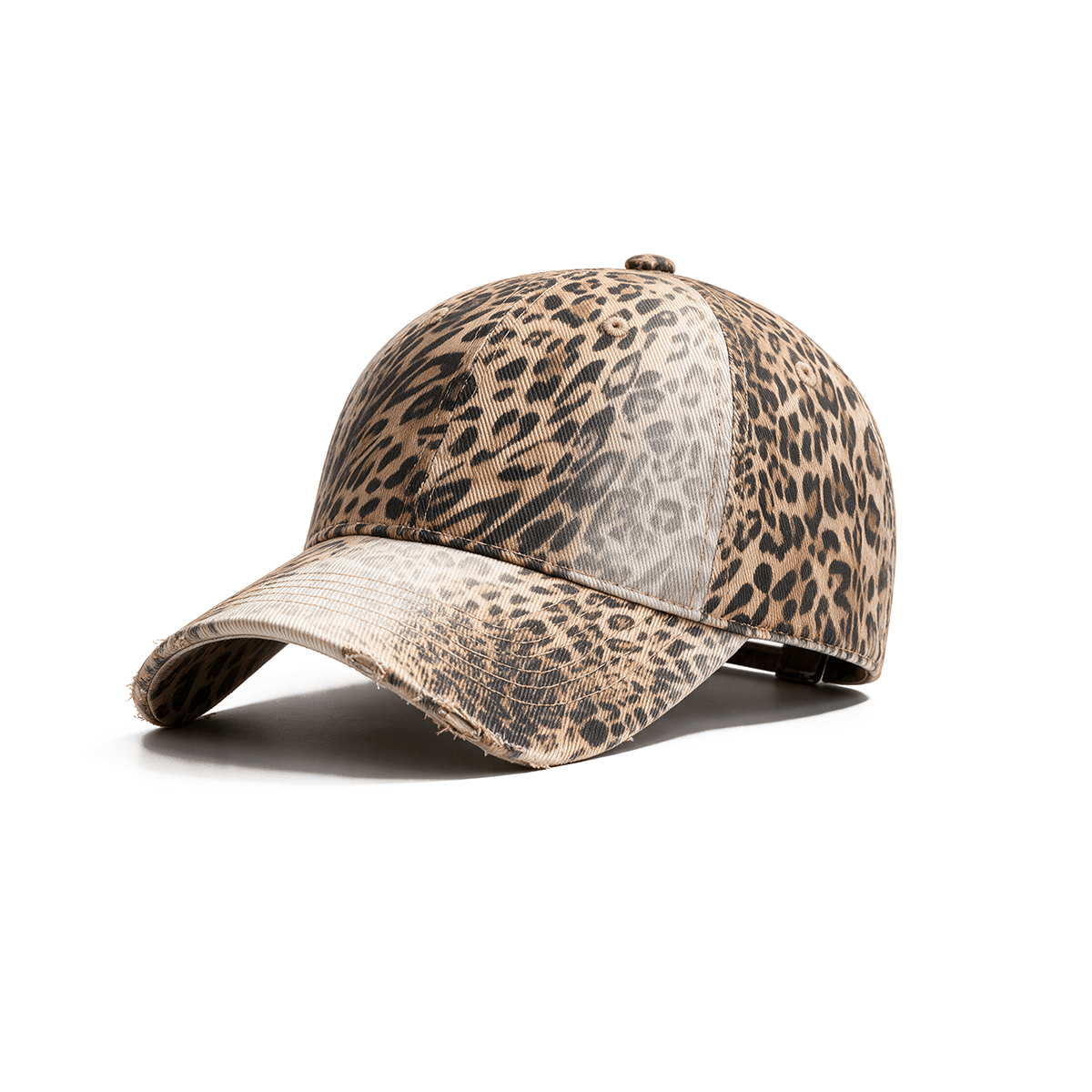 WildVibe Washed Leopard Baseball Cap