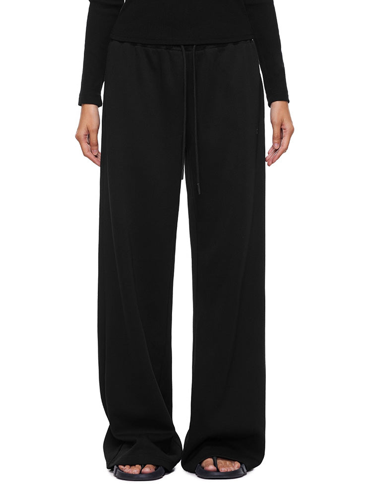 Urban Utility Wide Pants - Fabric Texture & Stitching Detail - Streetwear Aesthetic | FDR Studios
