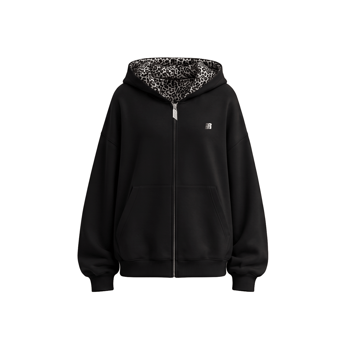 Wilder Oversized Hoodie - Close-up Material & Design Feature - Streetwear Aesthetic | FDR Studios