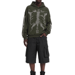 X-Ray Skeleton Waffle Hoodie - Style Perspective Shot 7 - Streetwear Aesthetic | FDR Studios