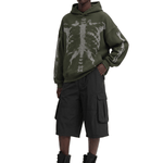X-Ray Skeleton Waffle Hoodie - Style Perspective Shot 8 - Streetwear Aesthetic | FDR Studios