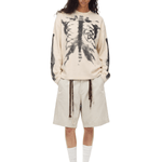 X-Ray Ribcage Waffle Tee - Front View - Streetwear Aesthetic | FDR Studios