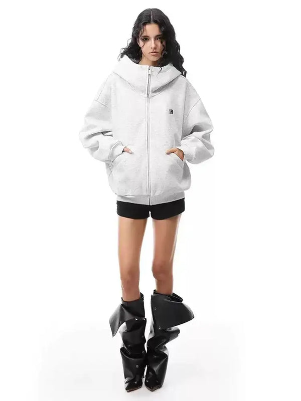 Eases Social Anxiety Oversized Hoodie - Style Perspective Shot 35 - Streetwear Aesthetic | FDR Studios