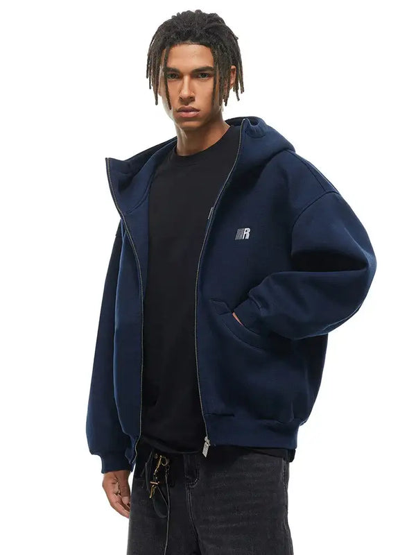 Eases Social Anxiety Oversized Hoodie - Style Perspective Shot 9 - Streetwear Aesthetic | FDR Studios
