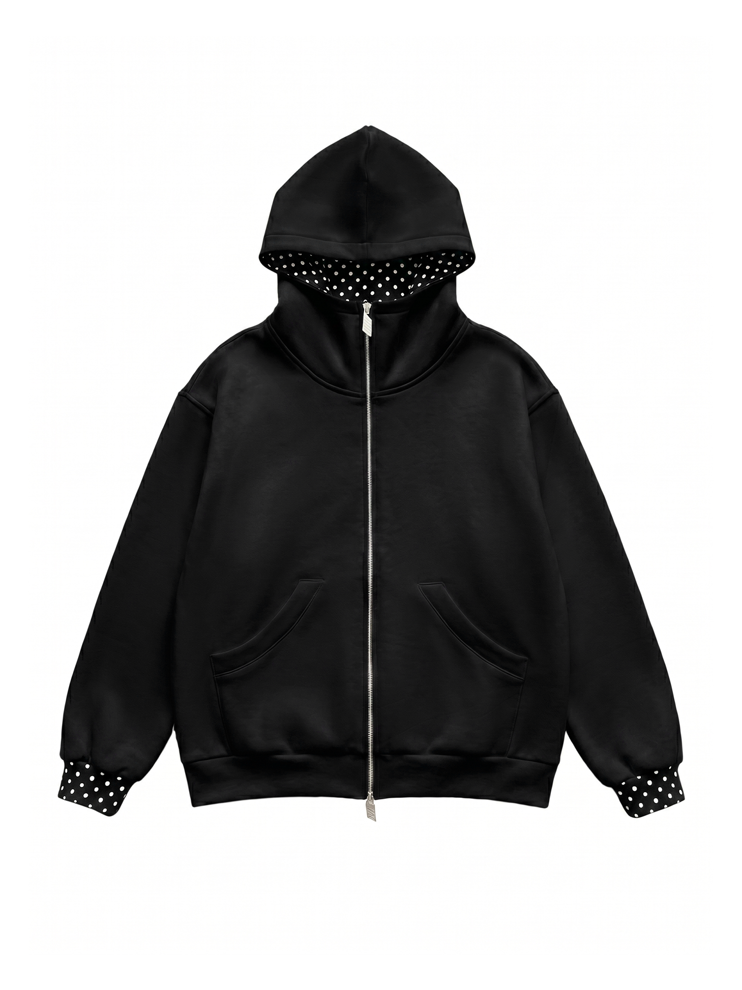 Sudadera con Capucha y Media Cremallera
